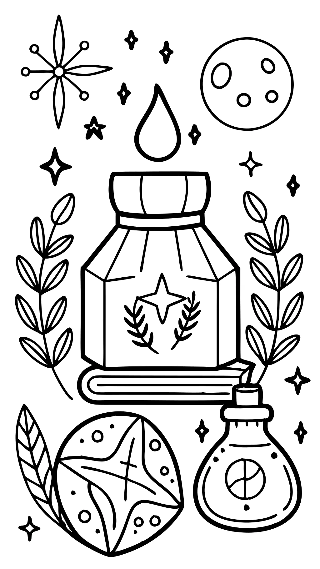 witchy coloring pages for adults